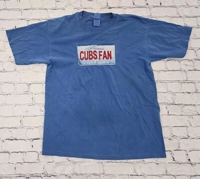 Camisa De Colección Y2K Chicago Cubs Para Hombres Grande MLB Cubs Fan Placa Bordada Foto 1 de 4