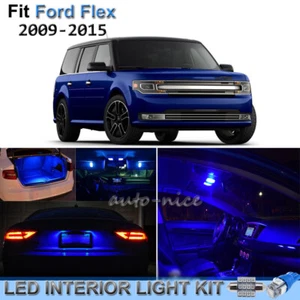 Kit de luces interiores LED azules brillantes 2009-2015 para Ford Flex - Imagen 1 de 8
