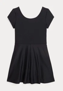 Polo Ralph Lauren Girls Performance Jersey Dress Black Size Small S(7) - Picture 1 of 5