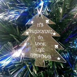 Tree "It's beginning to look a lot like Christmas" Tree Decoration - Picture 1 of 3