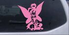 Goth Dark Tinkerbell Car Truck Window Decal Sticker Pink 6X5.4