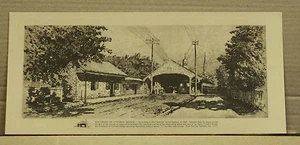 Etchings Southend of Covered Bridge/Covered Bridge Kentucky artist Paul Sawyier - Picture 1 of 4