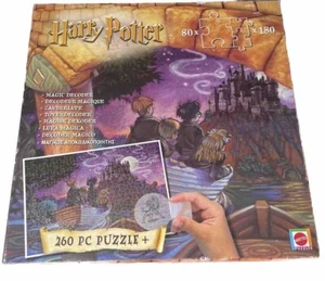 Vintage 2000 WB Harry Potter Jigsaw Puzzle 260 pieces Incomplete Missing Decoder - Picture 1 of 9