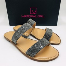 material girl ginnie flat sandals
