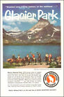 1950S Vintgae Travel Ad Glacier National Park , Great Northern Railway  092218