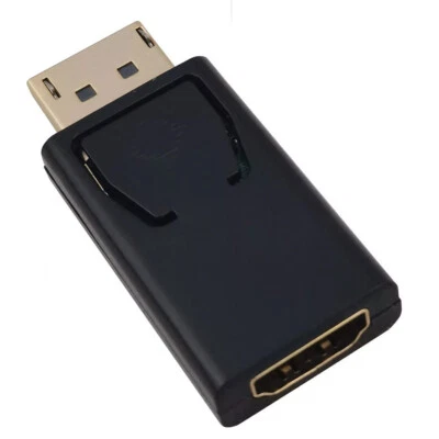 DisplayPort auf HDMI Adapter - vergoldet - DP DisplayPort Stecker zu HDMI Buchse - Bild 1 von 3