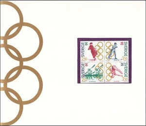 Olympic Sweden Swedish Official Folder Mint MNH & FDC Cancel Sheets 1992 - Picture 1 of 8