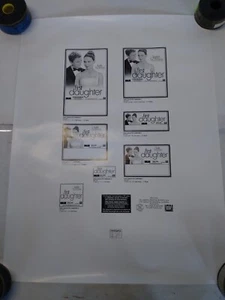 "First Daughter" Ad Runner Sheet 19x25 (2004) Printed In U.S.A - Picture 1 of 1