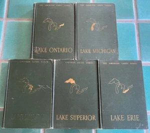 American Lakes Series: Superior, Ontario, Erie, Michigan, Huron HC ex-library - Picture 1 of 23