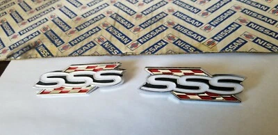 Datsun 510 bluebird 1600 SSS emblemas de ventilación lateral nuevo Foto 1 de 4