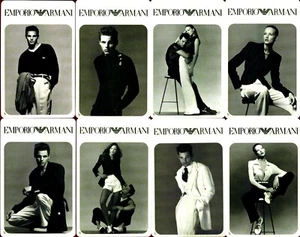 G PRP 289 C&C 3383 8 SCHEDE NUOVE MAGNETIZZATE SERIE ARMANI 2.000 L. COME FOTO - Foto 1 di 2