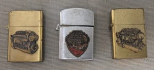 VTG Lot 3, 2 Minix Mini GM Diesel Cigarette Lighters  1 Unused -1 w/ Case Only ☆ - Picture 1 of 11