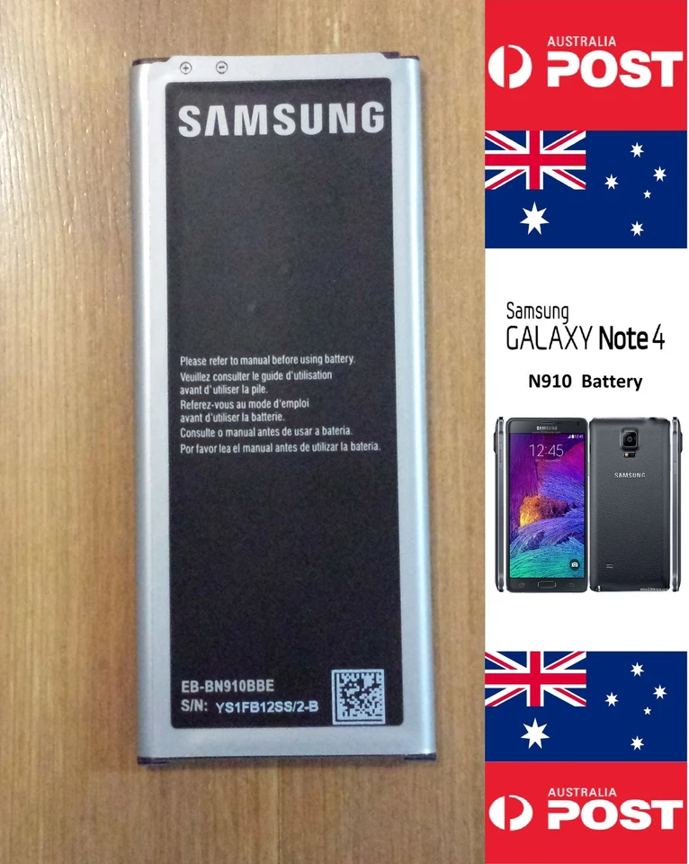 Batería Samsung Galaxy Note 4 N910 - EB-BN910BBE - Nueva - Vendedor local  Foto 1 de 4