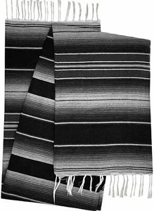Artisan Falsa Mexican Blanket Saltillo Serape Yoga Throw Made in Mexico X-Large  - Picture 1 of 52