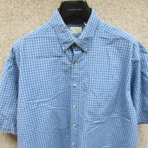 LL BEAN MENS SHORT SLEEVE BUTTONED POLOSHIRT SIZE XL REF (NC02296) - Picture 1 of 6