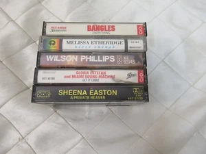 Cassette Tapes Bangles Etheridge Gloria Estefan Wilson Philliips Pop 80s Lot Vtg - Picture 1 of 6