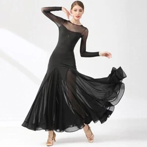 Walzer Latin Tango Ballsaal Tanzkleid Modern Standard Fuchs Trot Übungskleid - Bild 1 von 7