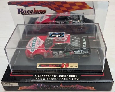 Race Image NASCAR Bret Bodine #35 Die-Cast 1:43 with Display Case - Image 1 of 4