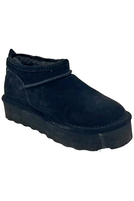 BEARPAW Women's Retro Super Shorty Bootie Black - Image 1 of 3