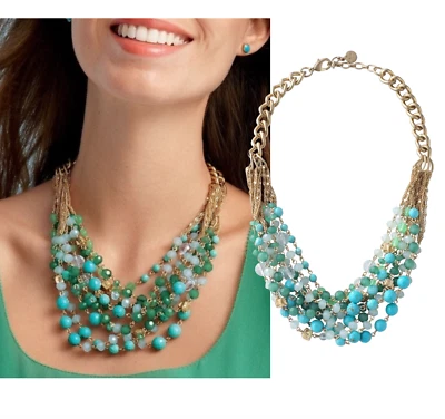 Collar Maldivas Multi Hilo STELLA + DOT Foto 1 de 4