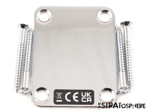 Fender Standard Telecaster Tele 4-Bolts, Guitar - NECK PLATE. - Picture 1 of 1