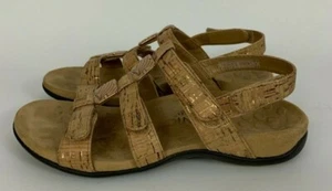 Vionic Orthaheel Amber Cork Adjustable Straps Slingback Shoes Size 6 - Picture 1 of 5