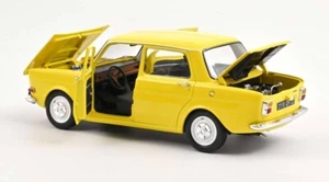 SIMCA 1000 LS Yellow Maya 1974 Collectible Car NOREV 1/18 Metal - Picture 1 of 5
