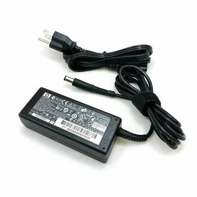 Genuine 65W HP AC Adapter for 3005pr USB 3.0 Port Replicator Dock Station w/Cord - Image 1 of 4