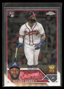 2023 Topps Chrome #79 Michael Harris II Rookie Card (RC) - Picture 1 of 2
