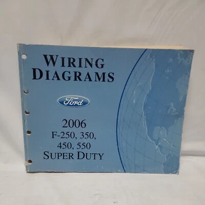 Ford F-250 350 450 550 Super Duty 2006 diagrama de cableado eléctrico Foto 1 de 4