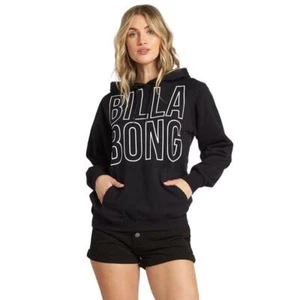 NEW Billabong Womens Legacy 2.0 Hoodie Sweatshirt Black Size m  - Picture 1 of 4