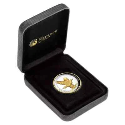 Moneda de $2 dorada de 2 oz Australian Wedge-Tail Eagle 2023 prueba de plata en alto relieve Foto 1 de 3