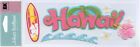 Autocollants 3D vintage Jolee's HAWAII thème de surf hibiscus 67231 livraison rapide GRATUITE !