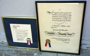 AA CR Smith SIGNED '64 Casey '75 Schaeffer Admiral Flagship Fleet + LUNCH MENU - Picture 1 of 12