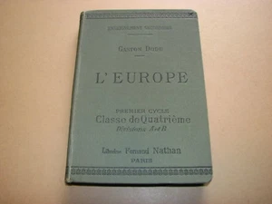*** L'Europe _ Classe de Quatrième *** Gaston Dodu - 1909 - Fernand Nathan - Picture 1 of 8