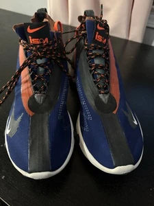 Nike React Runner WR ISPA Mid Mens 9.5 Blue Orange Void Running Shoes AT3143-400 - Picture 1 of 9