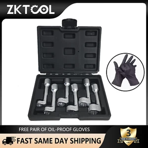6pc 1/2" Dr. Diesel Fuel Injector Line Injection Socket Set 12 14 16 17 18 19mm - Picture 1 of 9
