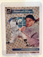 2023 Panini Donruss #22 Harmon Killebrew Diamond Kings On Fire #'d /75