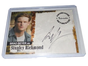 Jericho TV Show Autograph Trading Card #A6 Brad Beyer Stanley Richmond - Picture 1 of 1