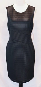 NEW Calvin Klein Black Dress with Tags; retail $138; size 14 - Picture 1 of 5