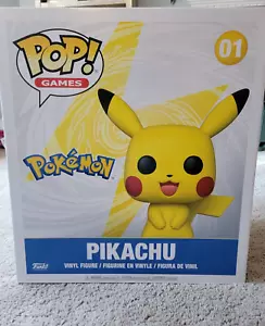 Funko Pop Games 01 Pokemon Jumbo Pikachu 18" Brand New W/Shipper - Picture 1 of 11