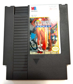 Cartucho NES California Games, cartucho limpiado, pines pulidos probados