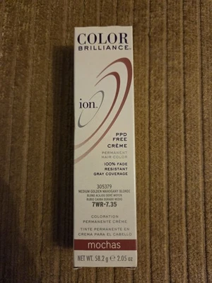 Mochas ION Color Brilliance 7WR-7.35 tintura de cabelo profissional - Imagem 1 de 3