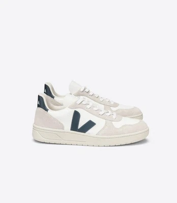 Veja Dedos Redondos Con Cordones Gamuza Pareja Informales Zapatos de Tabla Malla Zapatos Deportivos Foto 1 de 4