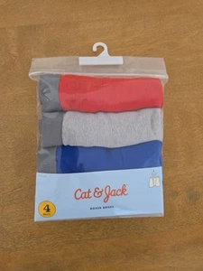 Cat & Jack Boys Underwear 4 Pack Boxer Briefs Youth Size Large (12/14) - NEW Mix - Picture 1 of 4