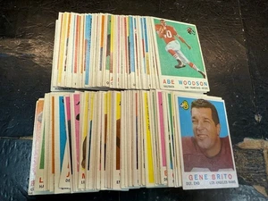 1959 Topps Football PARTIAL/NEAR SET 120/176 Cards EX Condition! - Picture 1 of 1
