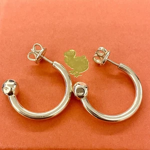 Dodo Pomellato Orecchini Anelle Cerchi Argento Unisex Fuori Produzione Originali - Foto 1 di 6