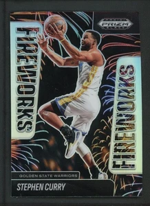 2024-25 Stephen Curry Panini Prizm Negro Fuegos Artificiales Plata - Imagen 1 de 2