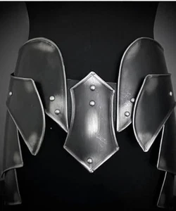 Cinturón de armadura de caballero medieval dama - Cosplay femenino placa de cadera armadura de acero - Imagen 1 de 4