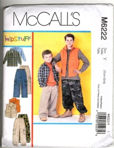 McCall's Pattern M6222 Boys Shirt, Vest and Pants Sewing Patterns New - Picture 1 of 2